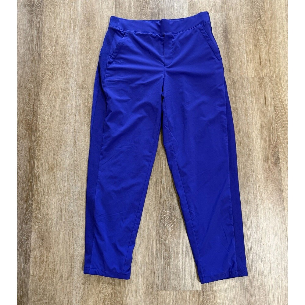 Athleta Brooklyn Lined Jogger Purple Blue Women’s Size 10 Active Wear Pull On